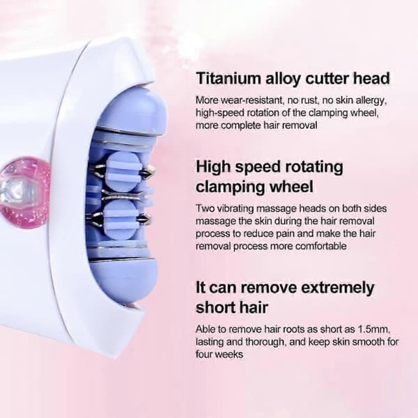 Epilator för Smidig Glidning - Hårfjerning för Kropp och Ansikte B2 ZD V