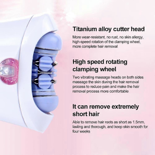 Glat Glide Epilator Hårfjerning Ansigt og Krops Epilator B2 ZD V