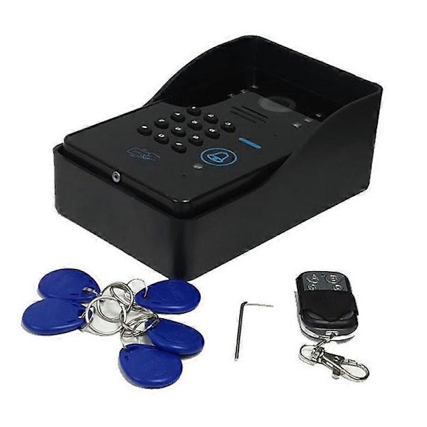 806MJIDS13 1 Kamera+3 Monitor EU-kontakt 7\" Video Dörrtelefon Dörrklocka Intercom