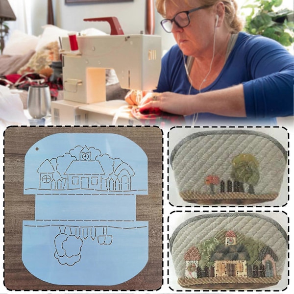 Quilting Skabeloner Broderi Patchwork Syhåndværk Skabeloner til Broderi Patchwork Syhåndværk