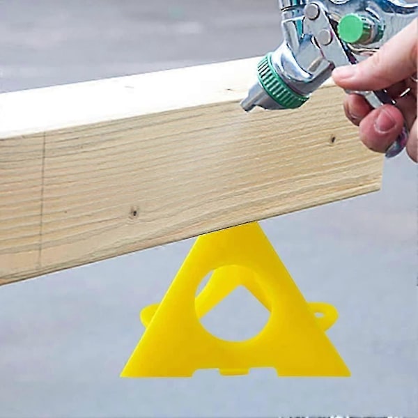 Måla Pyramider, Färgsprayfäste Icke-klibbigt Triangulärt Stativ Färgsprayverktyg Bärbar Sprayfäste Plast Träbearbetningstillbehör (1 set