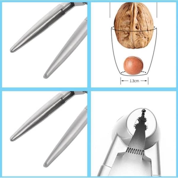 Nøtteknekker - Profesjonell - Aluminiumslegering - Ergonomisk design - Sklisikkert håndtak