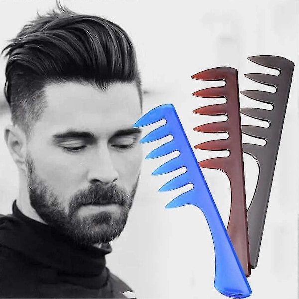 Farfi Professionell Herrbredtandad Kam Salong Frisör Hårförläggning Styling Hårborste