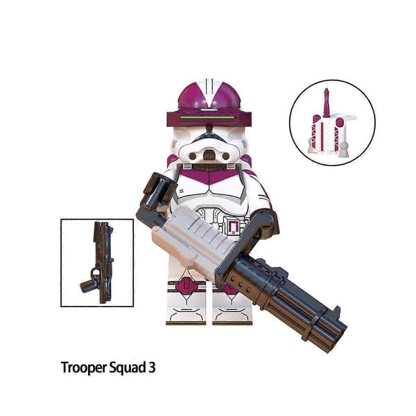 Minifigurbyggstenar Leksaker 1.77 Tum Samling Klontrupper Actionfigurer Monterade