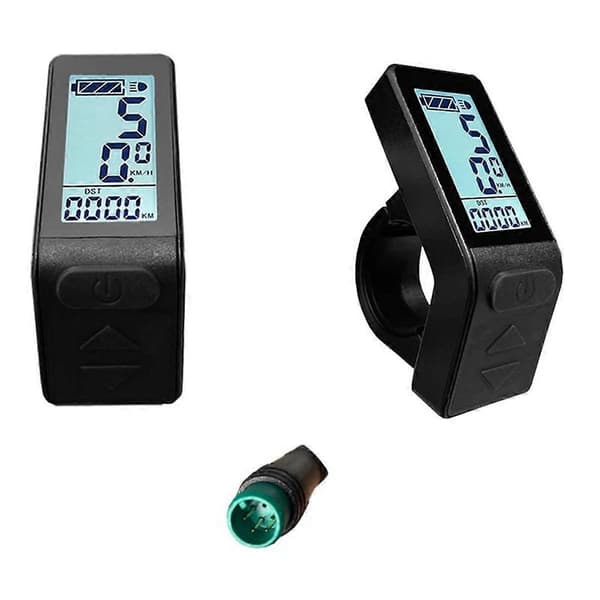 Ebike LCD-display Mini Meter KT-LCD4 Display Vattentät Anslutning för KT Controller Elektrisk Cykel