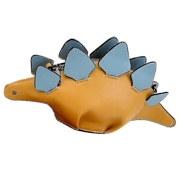 Dinosaurie Axelväska, pu Stegosaurus Crossbody Väska för Flickor Kvinnor - FÄRG: Vit