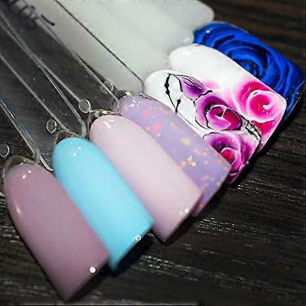 Display tips / display for neglelakkprøver 50 tips Transparent