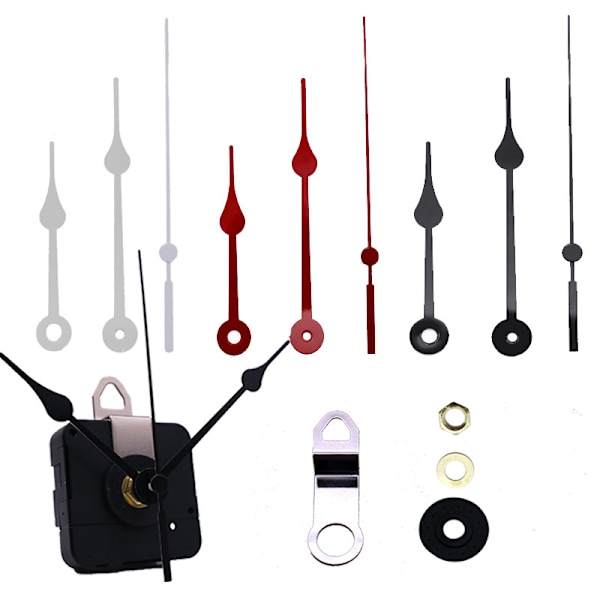 Reverse Clock Movement with Colorful Hands