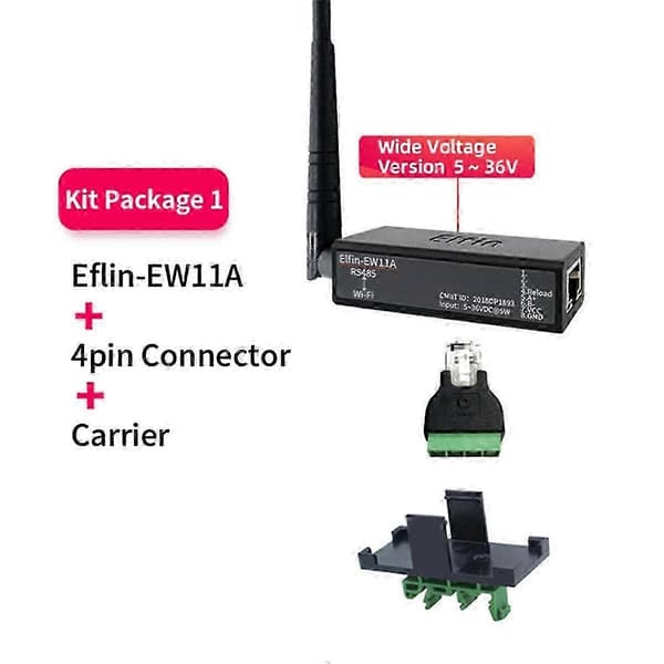 RS485 til WiFi Enhetsserver Modul Konverter - Modbus Protokoll Dataoverføring Via WiFi
