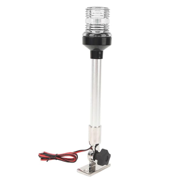 marin akterljus 30cm 360 graders nedfällbar rostfri bas
