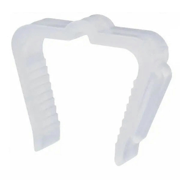 50 st julgransljusfästen 1 5/8 tum Fascia Boards Clips Väderbeständig Plast Utomhus Julbelysningsklämma