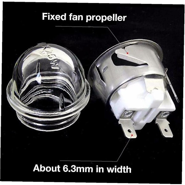 1 st Halogenlampa 110v / 220v G9 Ugnslampa Bas Hög Temperaturresistent Ugnslampa Hållare