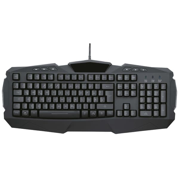 Gaming Keyboard Illuminated Nordic Layout