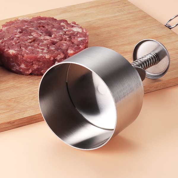 Hamburgerpress i rostfritt stål 304 11 cm