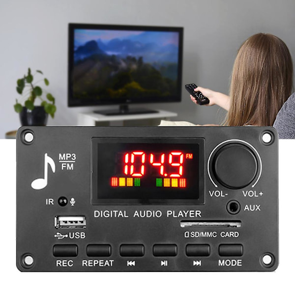 2*40W Modul Bilforstærker Tilbehør Dekoder Board Musikafspiller MP3 Radio