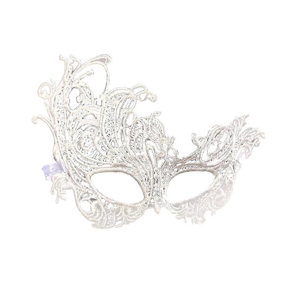 Dame Lace Blomster Øjenmaske Venetian Maskerade Fancy Party Event