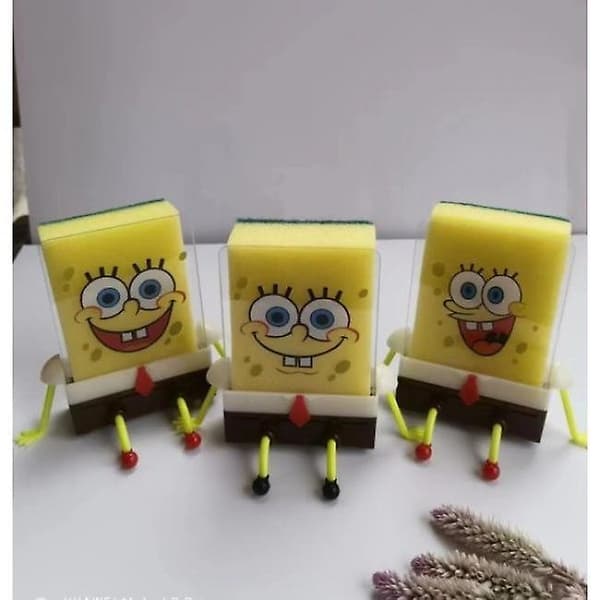 SvampeBob Svampar för diskning Patrick Star svampar borste Kreativ disksvampar