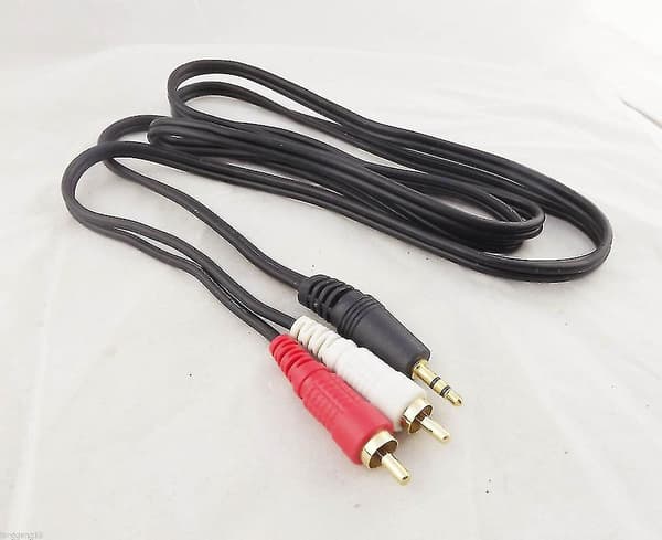 15m 3.5mm Han Stereo Til 2 Rca Phono Han Audio Video A #jlf