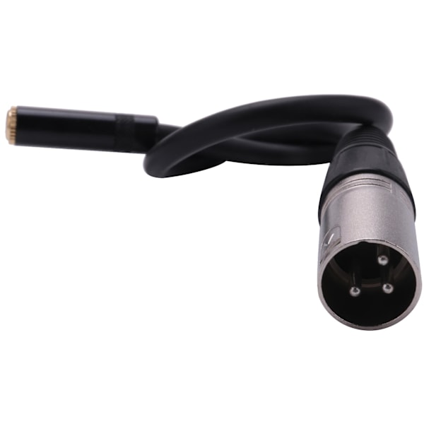 0,3M 3-pin XLR-uros naar 3,5mm vrouwelijke audioconnector stereo microfoonadapter