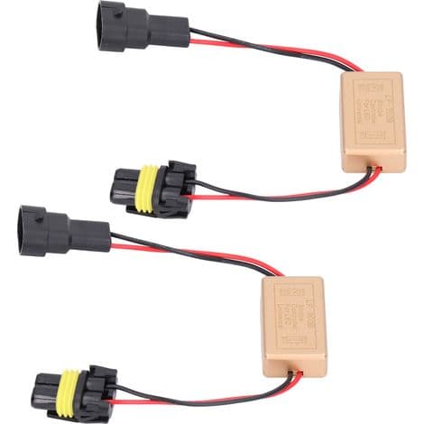 2 STK Kraftig 50W LED Strobelys, Kontinuerlig Strobekontroller for Tåkelys, Justerbar ABS Blits