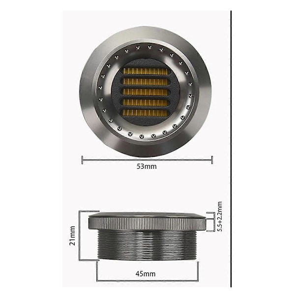 2 st HIFI 2 tum Pneumatisk Diskant Högtalarenhet Neodym Stark Magnet 4OHM 30W Högtalare
