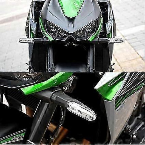 För Kawasaki Z650 Z800 Z900 Z1000/ SX 2012-2022 Blinkers Fram Bak LED-ljus Växla Bakljus Blinkers Motorcykelindikator