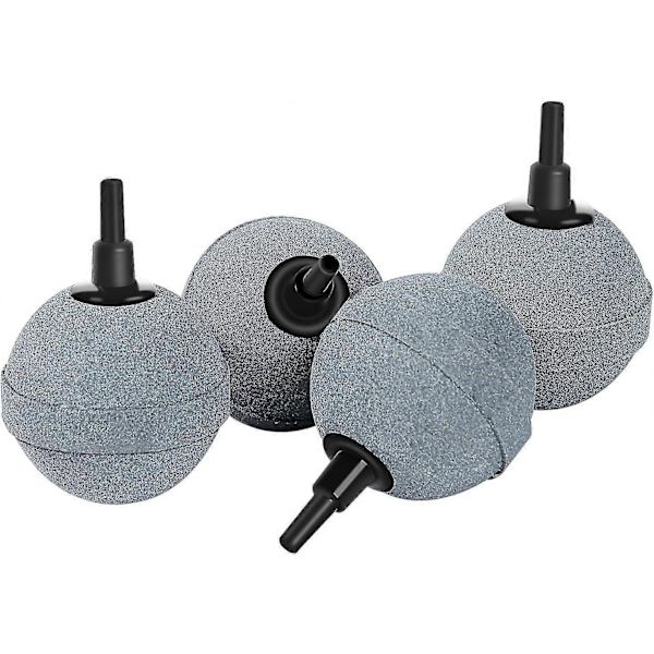 2 tommer luftsten til dam, akvarium luftsten, langvarig luftblæser iltdiffusor luftsten 4 pak