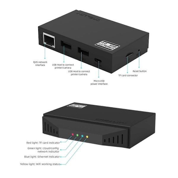 Creality WiFi Box 2.0 Intelligent Assistent til 3D Printer BT Konfiguration Netværk Cloud Slice & Pr