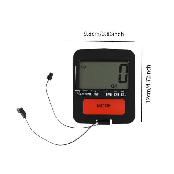 Bluetooth Romaskin Teller Treningssykkel Display Teller for Gym Hjem
