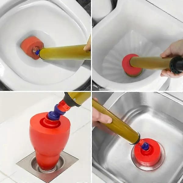 Toilet Rør Stempel Affaldsrens Multifunktionel Afløbsrenser til Badekar Vask