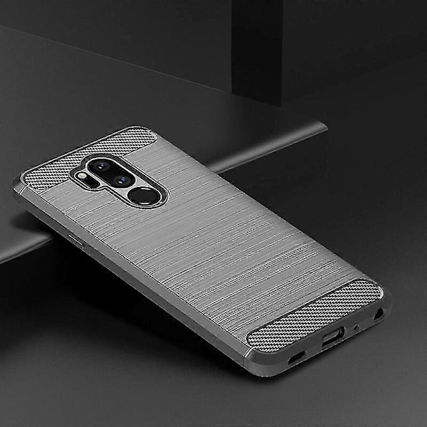 For Lg G7 Lgg7 Thinq Silikon Ultratynn Slim Bakdeksel Matt Myk Tpu