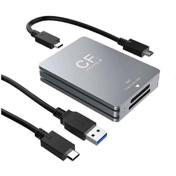 2 i 1 CFexpress Typ A SD-Kortläsare USB 3.2 10Gbps Minneskortläsare CFExpress Kortläsare Adap