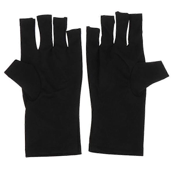 1 Par UV-Handskar UV-Skyddshandskar Gel Manikyr Skydd UV-Ljus Handskar för Gelnaglar