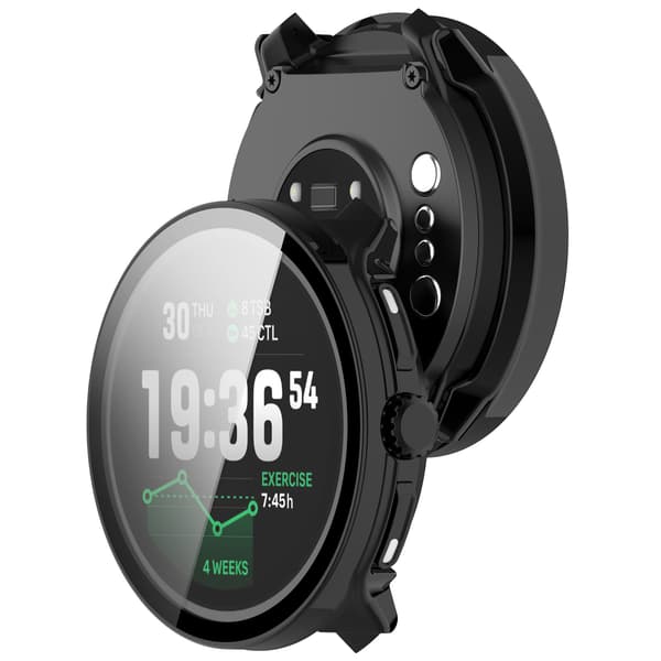 Protective Case Compatible with Suunto RACE2 - PC Tempered Glass Integrated Shell for Full Protection