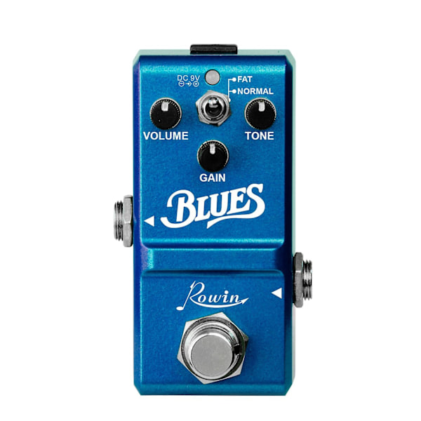 Rowin LN-321 Blues Pedal - Laaja taajuusvaste Blues-tyyliin Overdrive-efektipedaali kitaralle