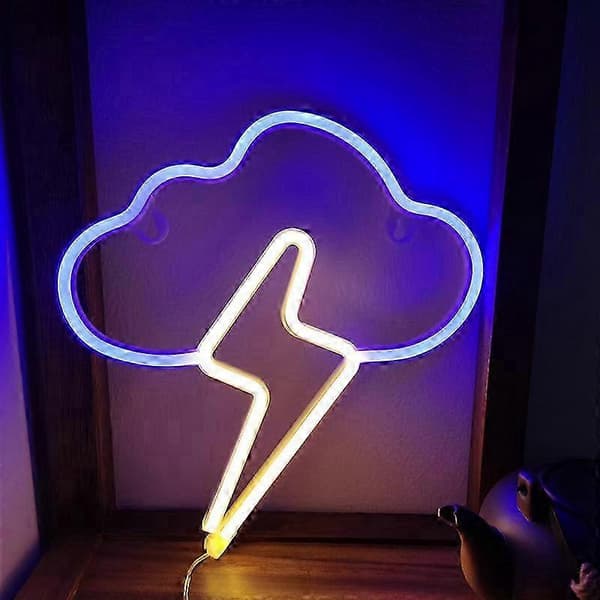 Neonskylt, Neonljus Vägglampa Väggdekor, Lysande Neonskylt för Sovrum, Barnrum, Bar, Bröllop