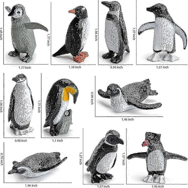 26 stk. Polar Dyrefigurer Legetøjs Sæt Tidlig Uddannelsesmæssigt Legetøj Kage Topper Dekoration Festartikler