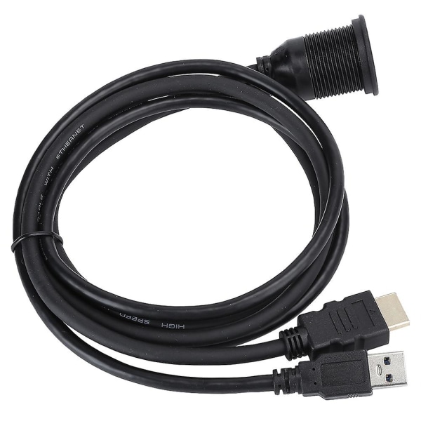 1 meter USB3.0 till HDMI-förlängningskabel - inbyggd hushållsvattentät konverteringslinje