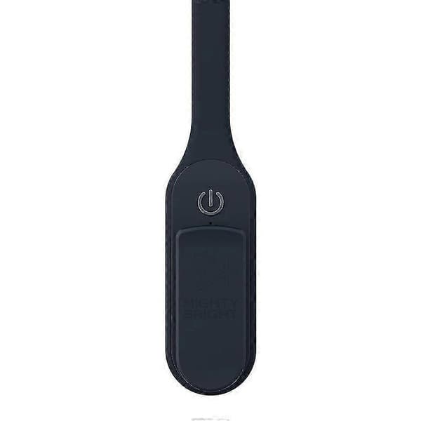 Mighty Bright Oppladbar LED Boklampe: Svart