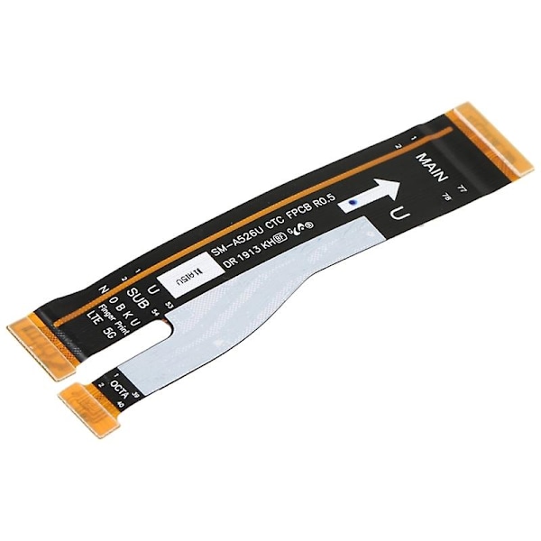 För Samsung Galaxy A52s 5G A528 OEM Moderkort Dock Connector Flexkabel Reparationsdel (utan logotyp)