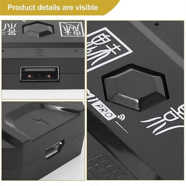 Plug and Play Gamepad PUBG Mobile Controller Spilltastatur Mus Konverter Bluetooth 5.0 for Android Adapter for IOS