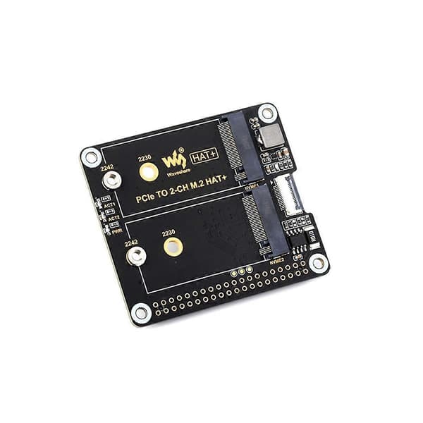 Adapterkort PCIe TIL 2-KANALS HAT+ On-Board til 5