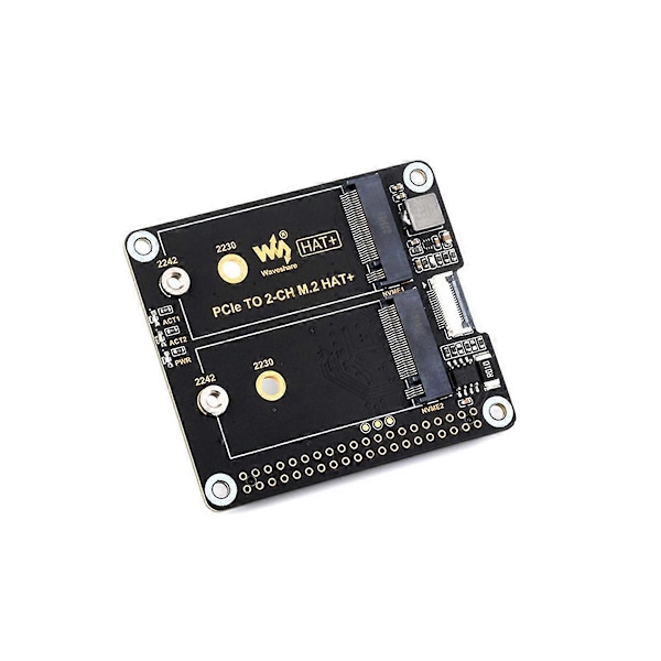 Adapterkort PCIe TILL 2-CH HAT+ Inbyggd för 5