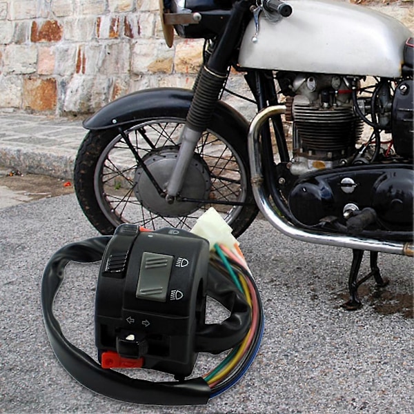 RXK125 Motorcykel Signalhorn Blinkers Vänster Styre Strömbrytare Enhet för Yamaha