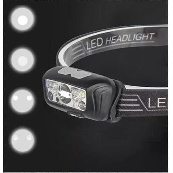 Ny Lumilight Hodelykt, Lumi Light Led Hodebånd, Oppladbar USB Hodelykt
