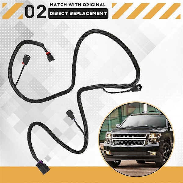 Til Chevrolet Suburban Tahoe GMC Yukon Bakkamera Sensor Ledningsnet 22899761