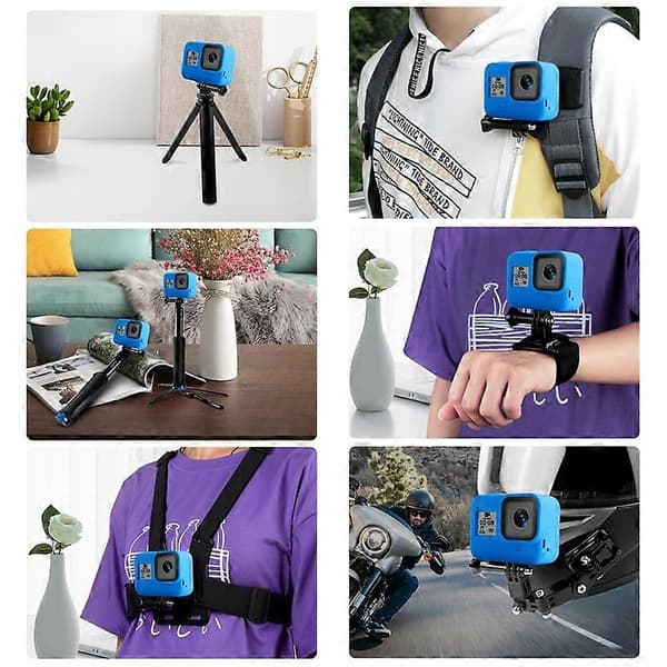 Myk silikonbeskyttelse for GoPro Hero 8