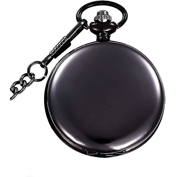 Klassisk Glat Vintage Quartz Lommeur, Arabiske Tal #yg