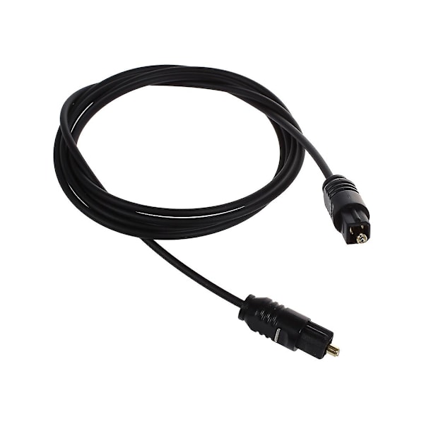 3 FT 1.1M Digital Fiberoptisk Lyd Toslink SPDIF MD DVD Kabel Ledning Plugg