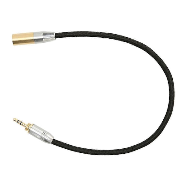 3,5 mm hann til Mini XLR 3-pinners kabel Profesjonell gullbelagt 3,5 mm til Mini XLR-adapter for mikrofon - JZ